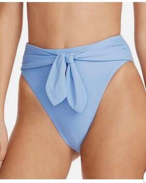 J.Crew High-Waisted Tie-Front Bikini Bottoms Size S